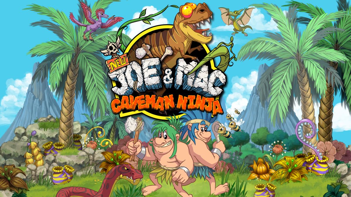 New Joe & Mac: Caveman Ninja box art for Playstation 4